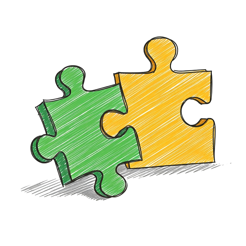 Intent+Method Marketing helps small businesses and experts to clarify goals, like two pieces of a puzzle fitting together.