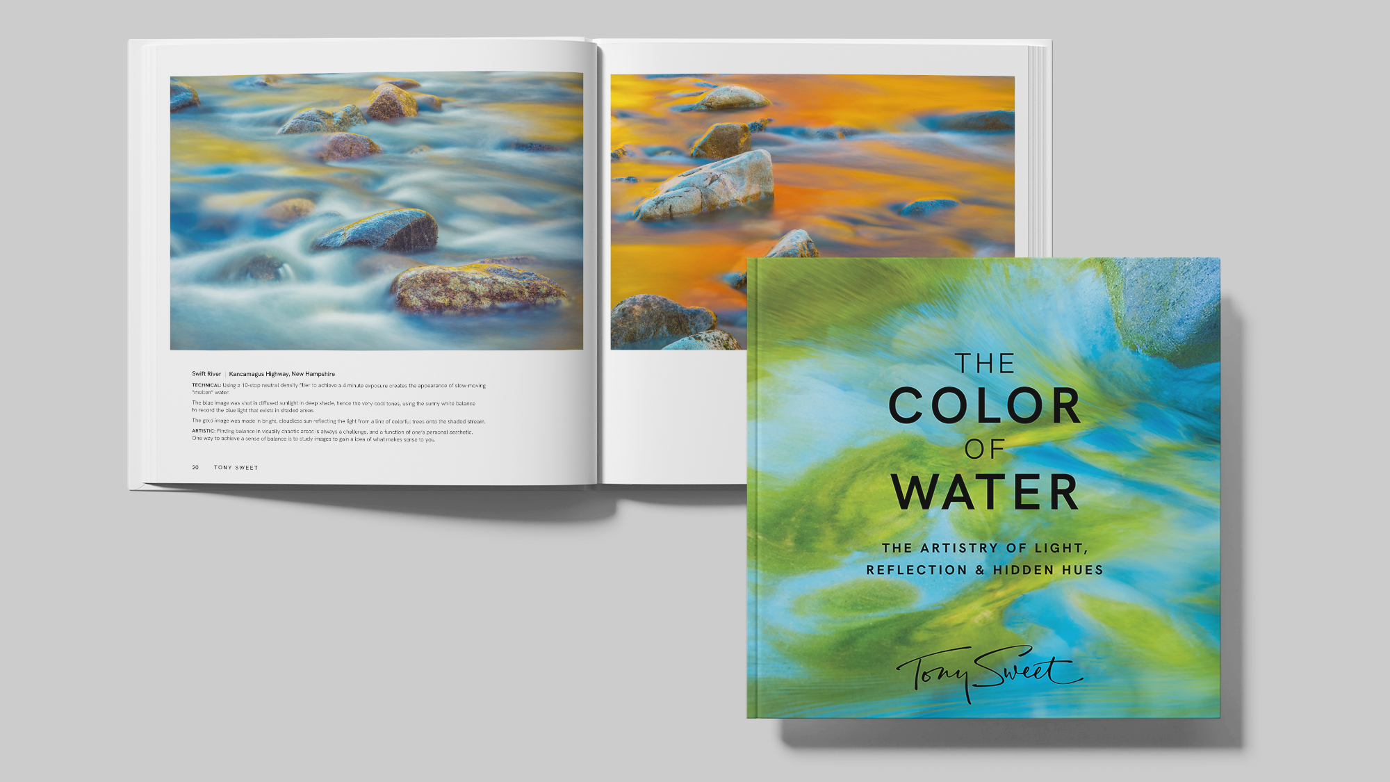 Tony Sweet The Color of Water book sales materials
