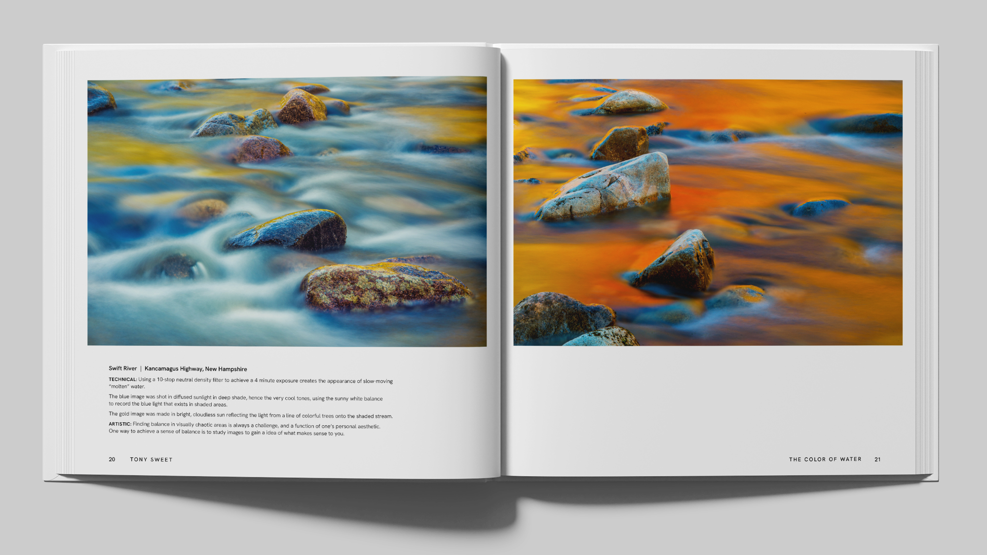 Tony Sweet The Color of Water book sales materials