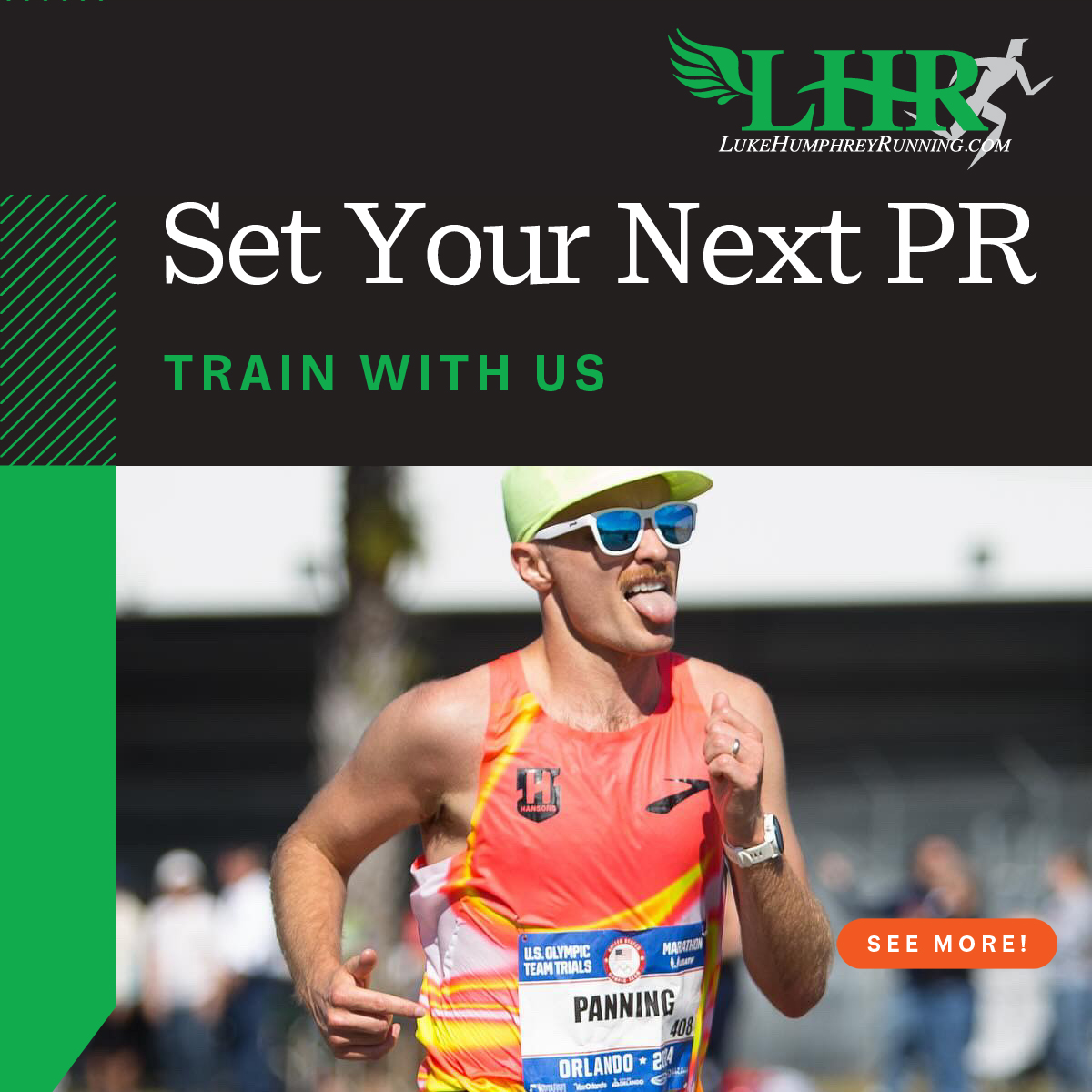 Luke Humphrey Running example online ads